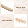 PATIKIL 50pcs 3mm x 10cm Dowel Sticks Wooden Sticks Unfinished