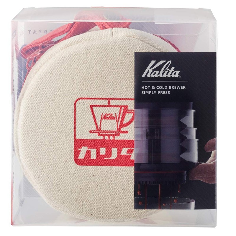 Kalita Coffee Press 220cc Outdoor KOMPACT Red #04131