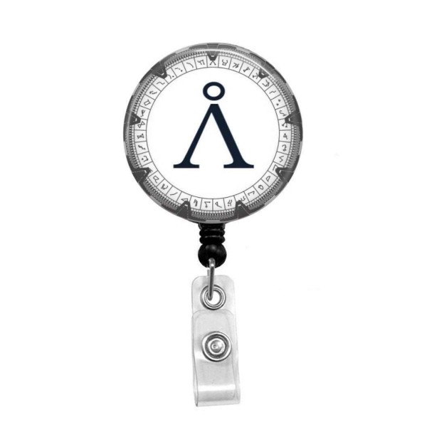 Unbranded Stargate Origin Symbol - Retractable Badge Holder - Badge