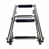 Marine Boat Foldable Stainless Steel 4 Steps LADDERS Stern Mount