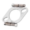 2inch Flat Oval Split Repair Exhaust Flange Replacement Accessory