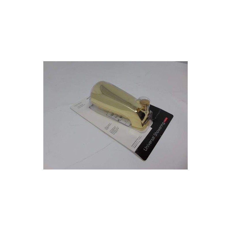 Delta Faucet U1075-PB-PK Diverter Tub Spout, Polished Brass, 0.5