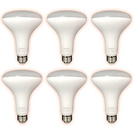 GoodBulb BR30 LED Light Bulb, 11-Watt (65W Equivalent) Dimmable, Energy Efficient LED Reflector, 3000K Warm White, 850-Lumens, E26 Base (Pack of 6)