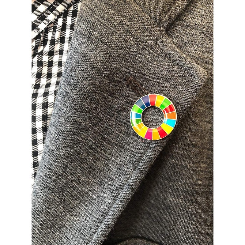 Gooing SDGs UNDP Pin Badge Badge