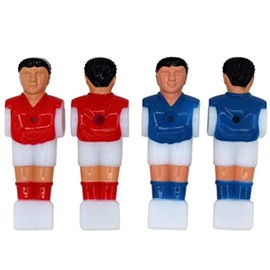 KODORIA 4pcs Foosball Men Foosball Players Set Foosball Replacement Parts Table Soccer/Football Player