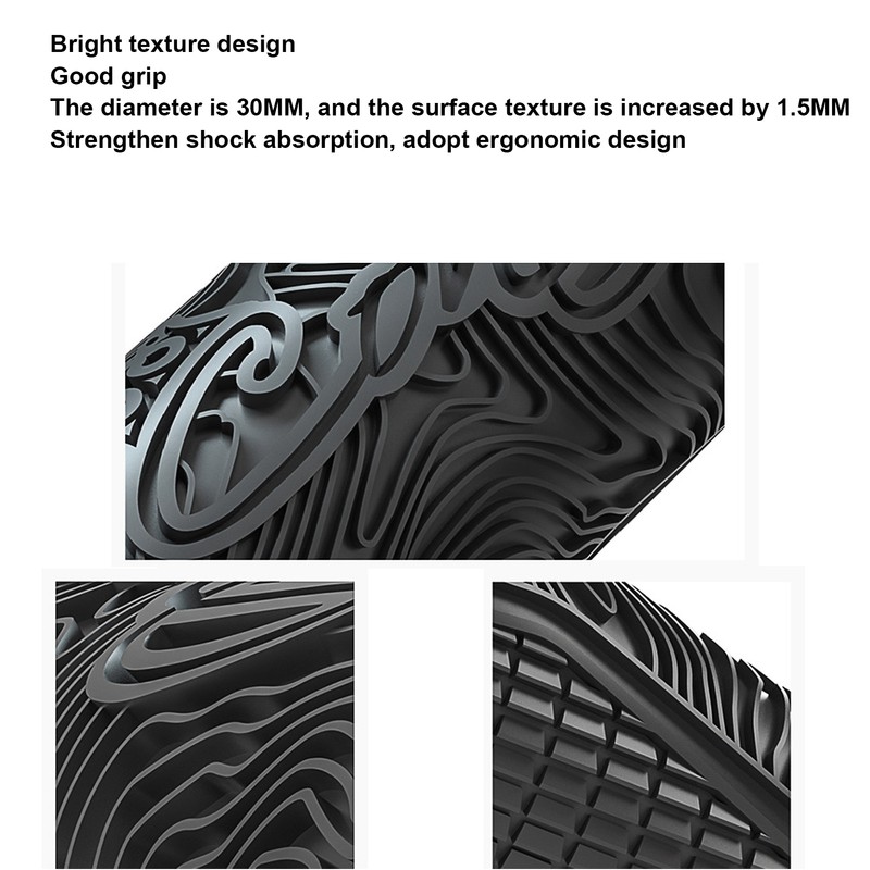 Antislip Silicone MTB Bicycle Handlebar Grips with Plugs Shockproof Cycling