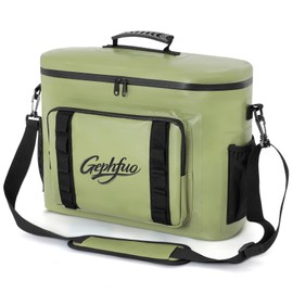 Modoker Kayak Cooler Bag, Waterproof Insulated Soft Cooler, Large Capacity for Ice, Drinks and Gear, Behind Seat for Kayak and Paddleboard Trips, Ideal for Fishing, Boating, Camping and Beach, Green