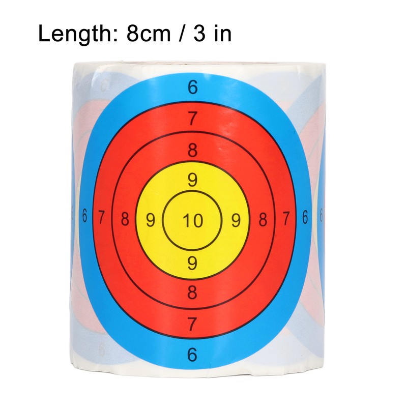 3 Inches Self Adhesive Target Stickers 200 Sheets Shooting Splatter