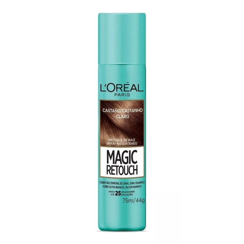 Retocador Temporal Loreal Tinte Retocador Temporal Raíces Canas Castaño Claro