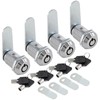 Uenhoy 4 Pack Tubular Cam Locks Keyed Alike, RV Locks