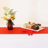 Satin Table Runner,27*270cm Long Smooth bright silk fabric party table