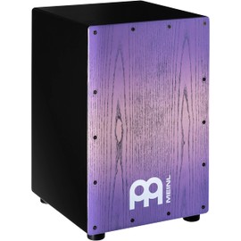 Meinl Percussion Headliner Cajon Box Drum with Snare and Bass Tone for Acoustic Music — NOT Made in China — Ash Wood, Play with Your Hands, 2-Year Warranty (MCAJ100BK-LPF)