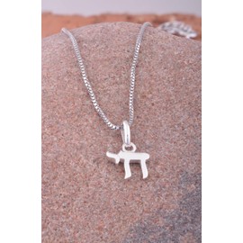 Sterling Silver Jewish Hebrew Letters Chai Sign of Life Protection Charm Pendant Necklace