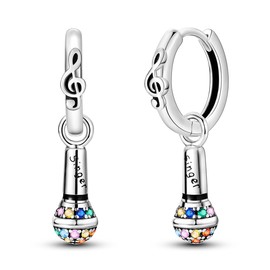 MULA 925 Sterling Silver Drop Dangle Earrings for Women Post Lightweight Star Hoop Earrings Fashion