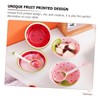Ciieeo 1 Set Creative Fruit Themed Ceramic Bowl and Spoon