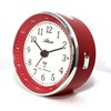 Funkwecker ohne Ticken mit Licht Snooze Crescendo Alarmanzeige Analog -