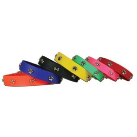 OmniPet Zeta Regular Dog Collar with Heart Ornaments, 1 x 24, Orange