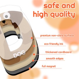 Large Magnetic Letters for Kid, Alphabet ABC Magnets for Refrigerator, Magnets Fridge Animals Alphabet Toys Cute Spelling Learning Game Toys for Kids Child Preschool