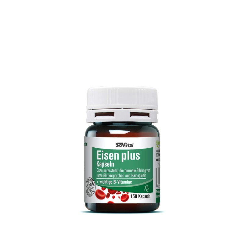 Sovita Iron Plus Capsules, Supports Normal Formation of Red Blood