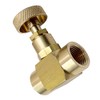HongBoW Brass Instrument Propane Gas Needle Valve Wheel Handle 600