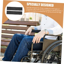 SAFIGLE 2Pcs Wheelchair Foot Guard Straps Wheelchair Leg Straps Design for Safety Suitable for Wheelchairs Prevent Slipping Injury