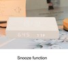 Wooden Digital Clock Wireless Charging Function 3 Brightness Electric Alarm
