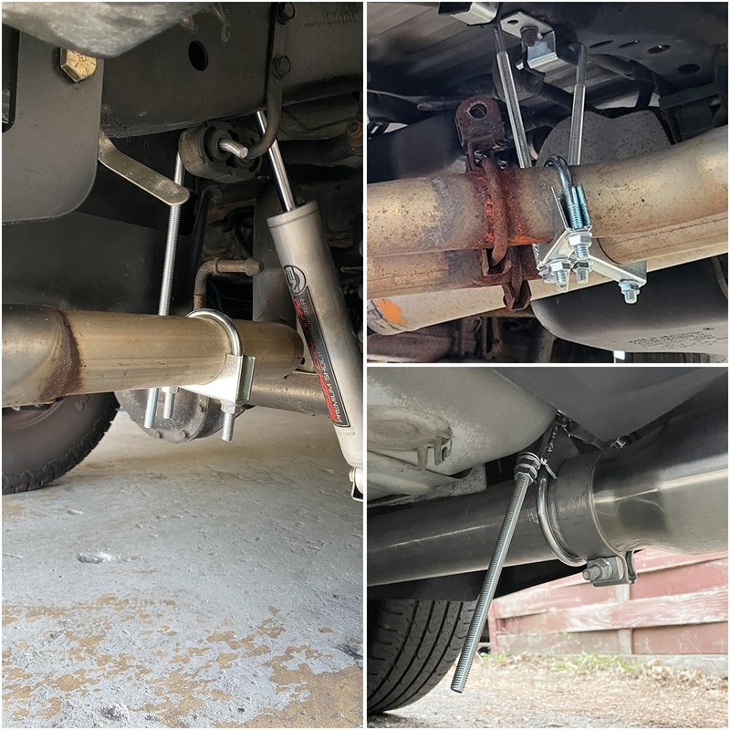 LCGP 4" Universal Exhaust Clamp with Hanger Made of Heavy-Duty