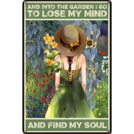 Yard Sians Garden Sians For Outside Outdoor Sians 12" x 8" Gardening Gifts