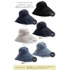 Loo&c Wide Brim Grande UV Hat, 100% Light Protection, Long
