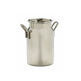 Genware MMC5 Mini Milk Churn, Stainless Steel, 5 oz.