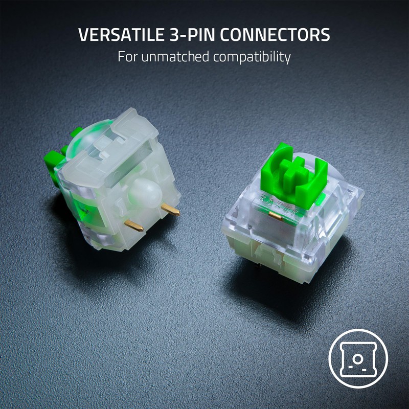 Razer Mechanical Switches Pack - Green Clicky Switch (Optimized for
