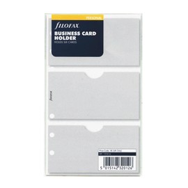Filofax Personal Business Card Holder Double Sided