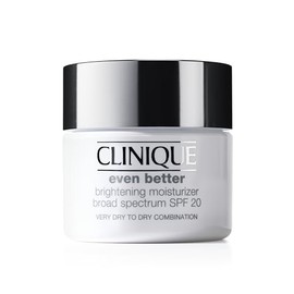 Clinique Even Better Brightening - Hidratante diario sin aceite SPF 20 para tipos de piel mixta muy seca a seca | Hidratante + reducción de manchas os