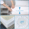 mafudoxi Waterproof Mattress Protector Fitted Sheet,30cm Deep Pocket Bed Sheet,
