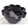 Ultra Motorsports 8 Lug Matte Black Wheel Center Cap Qty