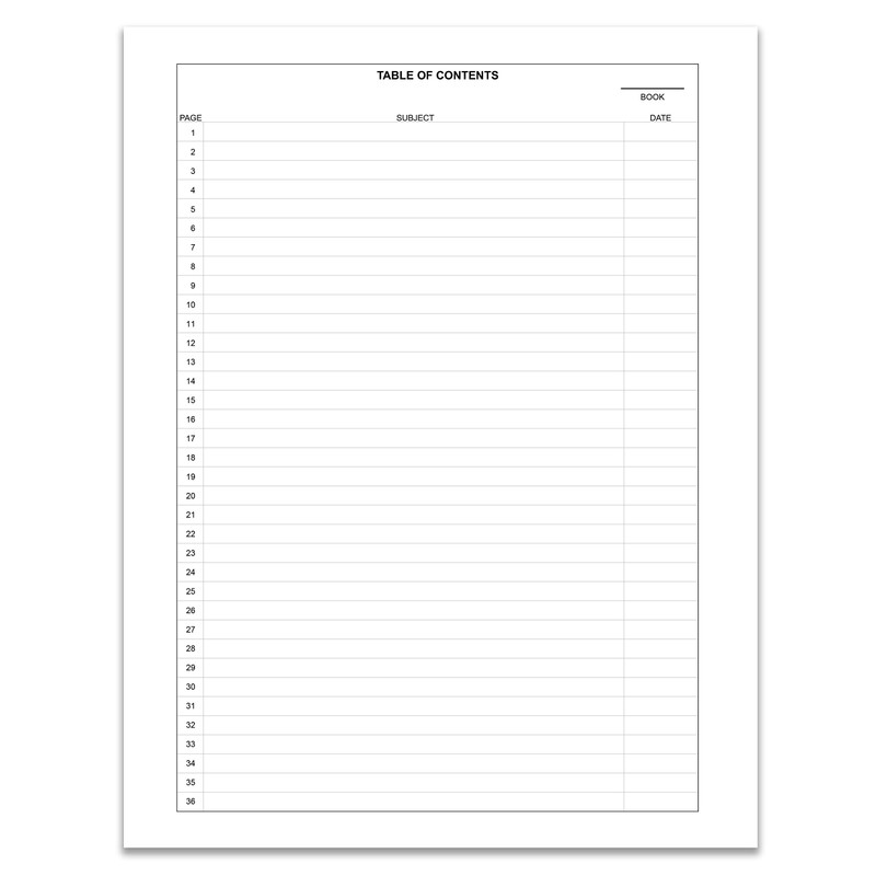 BookFactory Chemistry Lab Notebook - 50 Pages (8.5'' X 11'')