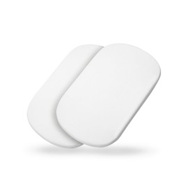 Maxi-Cosi Organic Baby Tub Sheet Fits All Maxi-Cosi Tubs 2 in 1 Pack 100% Organic Cotton Stroller Bedding Eco Friendly Machine Washable White