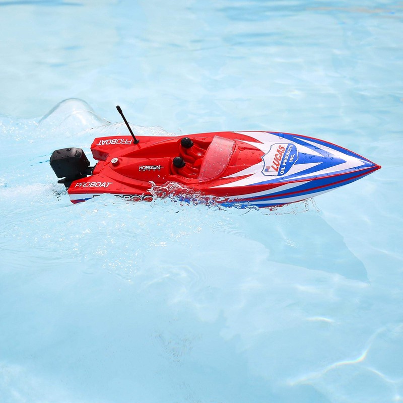 Pro Boat Lucas Oil 17 Power Race DeepV w/Smart Chg&BattRTR