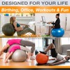 Exercise Ball for Yoga, Balance, Stability - Fitness, Pilates, Birthing,
