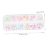 Healvian 60pcs Butterfly Nail Stickers Resin Nail Art Decals for