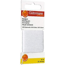 Gütermann Mending Yarn 100% Cotton 4 -ply black 1001