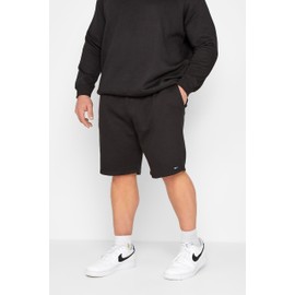 BadRhino Mens Big & Tall Jogger Shorts Black, Black
