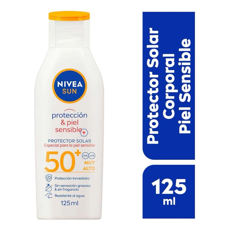 Protector Solar Corporal Protect & Sensitive 125 ml NIVEA SUN