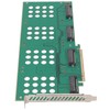Riser Card PCIE3.0 X16 M.2 U.2 SSD Hard Drive Expansion