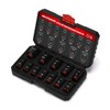MIXPOWER 12 Pieces 3/8'' Drive Semi-Deep Impact Socket Set,12 Point,SAE,5/16"-1",CR-MO,Axle
