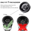 7 Fins Blender Replacement Parts Compatible for Ninja Blender, Blender