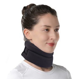 Willcom Neck Support for Neck Pain Support, Soft Cervical Collar for Sleeping, Vertebrae Alignment and Stabilising, Relieves Pressure in the Spine (L)