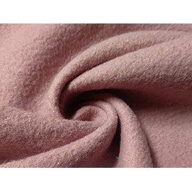 Luxury 100% Boiled Wool Fabric Dusky Pink 10cm x 10cm