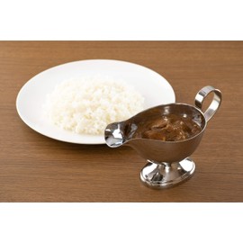 Wada Suke Manufacturing 2301-8300 Stainless Steel Plain Sauce Pot, Medium, Coffee Shop, Curry Shop, Retro, Mirror Finish, Made in Japan