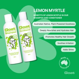 Goat Soap Moisturizing Shampoo & Conditioner Duo Pack Lemon Myrtle